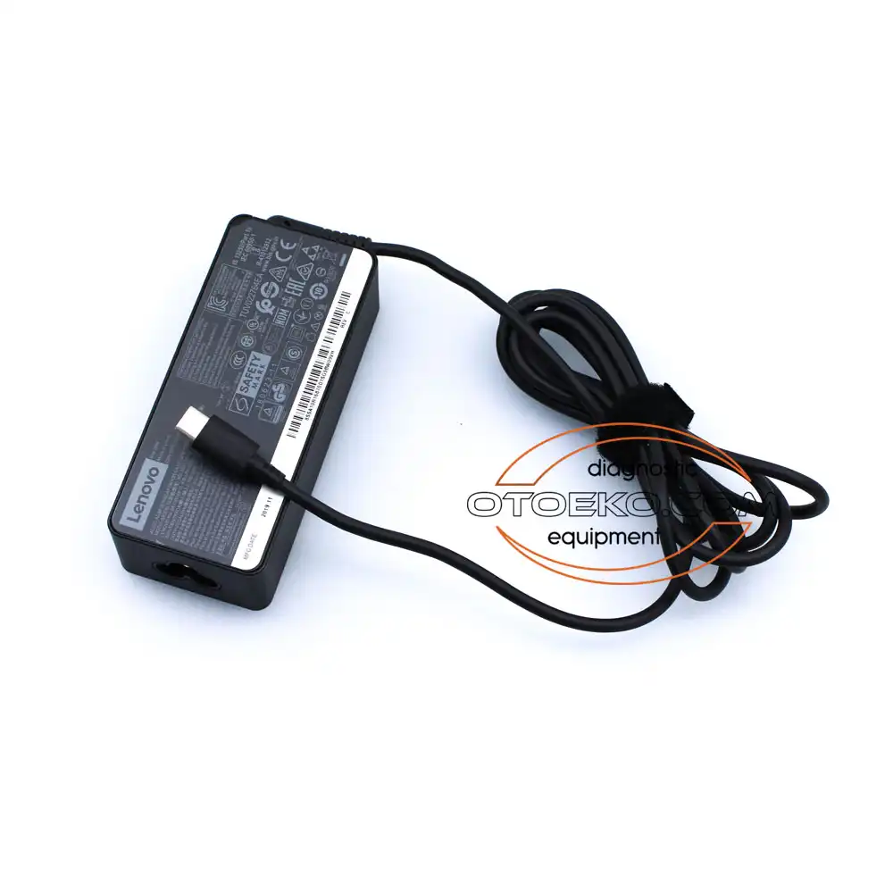 Lenovo Orijinal 65W USB-C (Type-C) Laptop ve Teşhis Bilgisayarı Hızlı Şarj Adaptörü (Power Delivery Koruma Devreli)